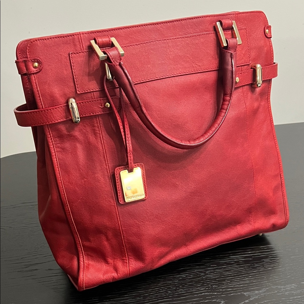 NWOT Marina Rinaldi Vibrant Red Tote Bag
